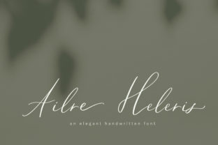 Ailre Heleris: The Elegant Script Handwritten Typeface for Modern Branding
