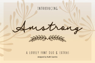 Amstrong Duo: Elevate Your Brand with Modern Handwritten Fonts