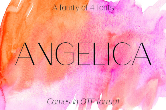 Angelica Typeface for Modern Campaign Design