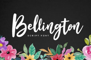 Bellington Script Font for Romantic Branding