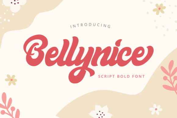 Bellynice Bold Script Font for Handmade Branding