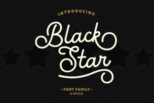 Black Star Family: A Premium Script Handwritten Font Review