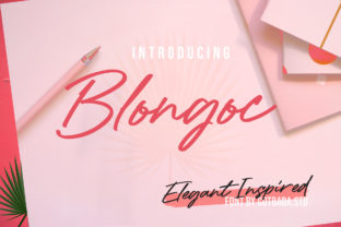 Blongoc Script: The Modern Handwritten Typeface for Crafters and Sellers