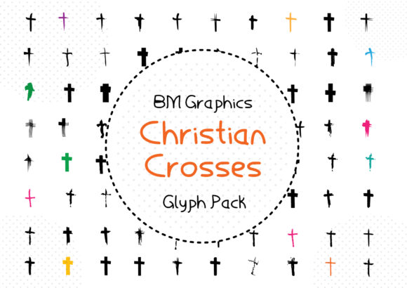 BM Graphics - Christian Crosses Typeface for Faith-Based Branding