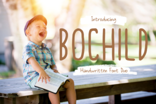 Bochild Duo: The Whimsical Handwritten Font for Editorial Design