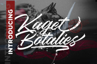 Botalies Kagetan Script for Modern Editorial Design