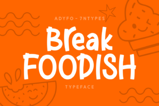 Break Foodish: The Bold Script Handwritten Font for Standout Crafts