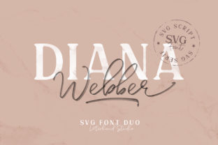 Diana Webber Family: A Bold Script Font for Modern Web Design