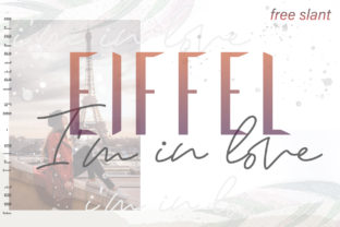 Eiffel in Love Duo Typeface for High-Fashion Campaigns