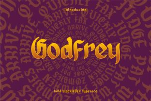 Godfrey Blackletter Font Review for Bold Branding