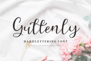 Guttenly: The Elegant Hand-Lettered Script Font for Crafters
