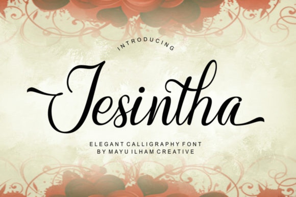 Jesintha: Elegant Script Fonts for High-End Digital Branding