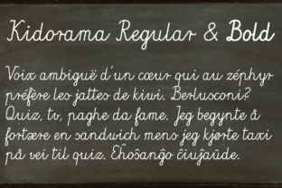 Kidorama Script Handwritten Fonts for Kids’ Branding