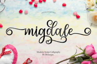 Migdale: A Playful Script Font for Handmade Branding