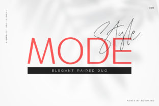 Mode Style Duo Typeface Review for Elegant Branding