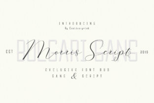 Morris Duo: A Modern Script Handwritten Font for Bold Web Design