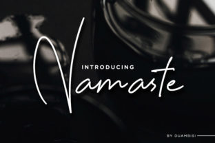 Namaste: A Simple Script Font for Natural Branding