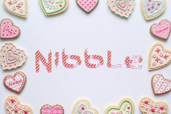 Nibble: A Distorted Wide Sans Serif Font for Bold Digital Branding