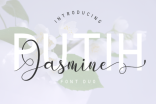 Putih Jasmine Duo: The Elegant Script and Sans Serif Font Pair for Editorial Design
