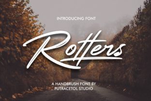 Rotters: A Stunning Handbrushed Font for Authentic Editorial Design