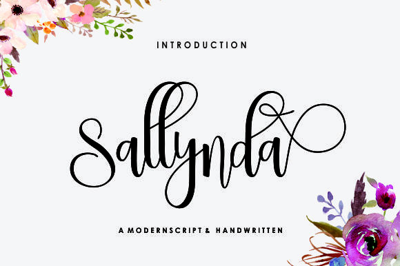 Sallynda Script: Modern Handwritten Typography for Digital Branding