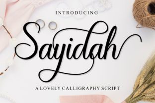 Sayidah: A Playful Script Handwritten Font for Modern Web Design