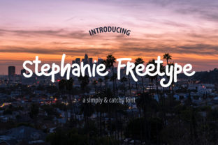 Stephanie Freetype: A Warm Script for Modern Design