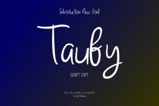 Taufy: The Elegant Script Handwritten Font for Campaign Design