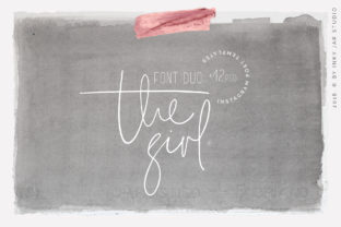 The Girl Duo Typeface for Instagram Campaigns